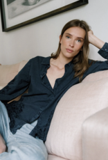 Indi & Cold Indi & Cold - VI25AD385 Embroidered Voile Shirt FW25