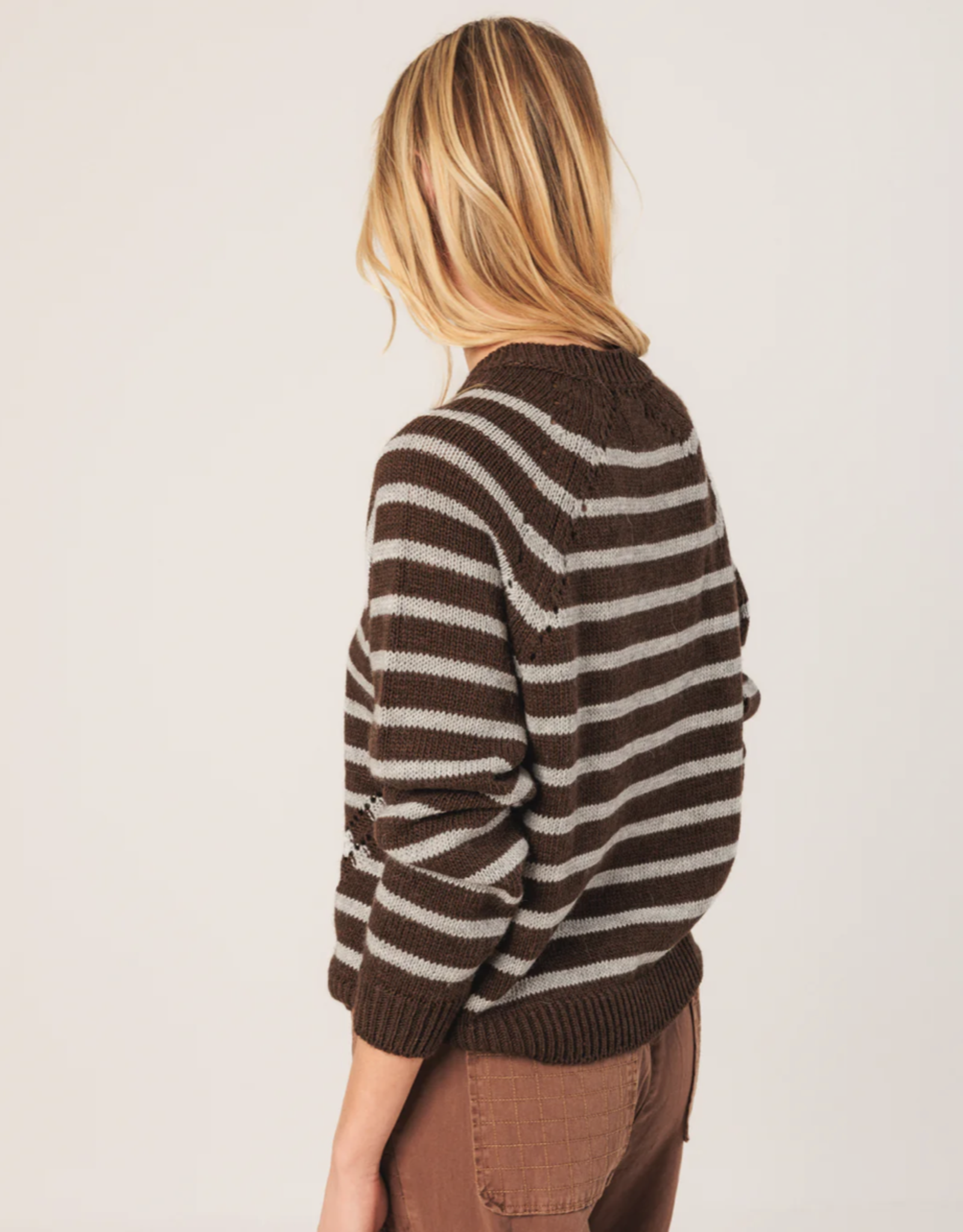 Indi & Cold Indi & Cold - VI25EA550 Bicolor Chandail rayé FW25