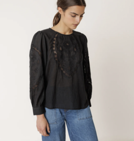 Indi & Cold Indi & Cold - VI25KI222 Romantic Embroidered Blouse FW25