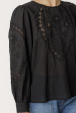 Indi & Cold Indi & Cold - VI25KI222 Romantic Embroidered Blouse FW25