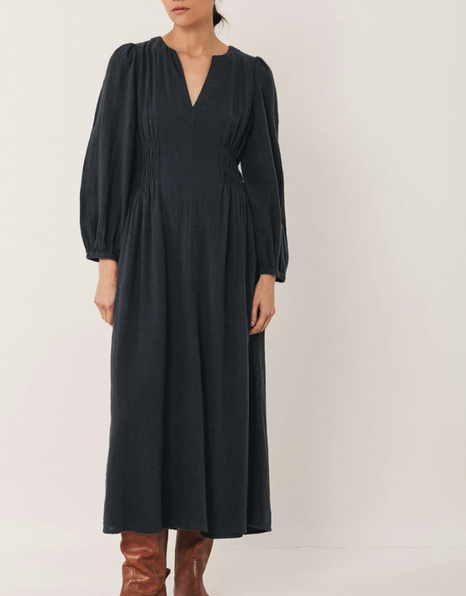 Indi & Cold Indi & Cold - VI25KI340  Robe Crepe Coton  FW25