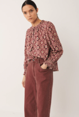 Indi & Cold Indi & Cold - VI25MC141 Ikat Print Blouse FW25 Indi & Cold Indi & Cold - VI25MC141 Ikat Print Blouse FW25