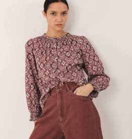 Indi & Cold Indi & Cold - VI25MC141 Ikat Print Blouse FW25