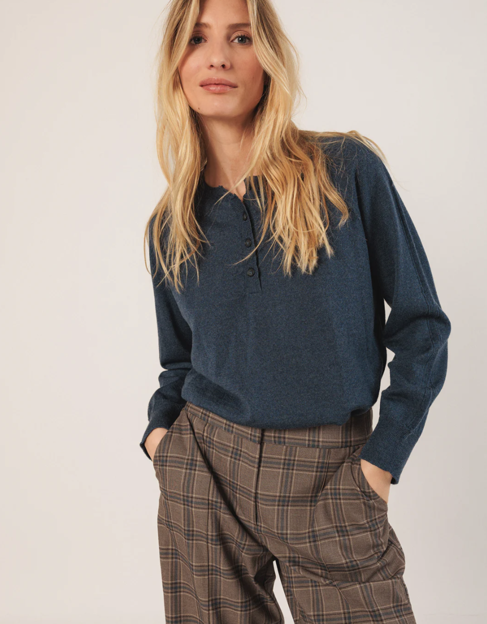 Indi & Cold Indi & Cold - VI25NJ277 PATY  Plaid Pant FW25