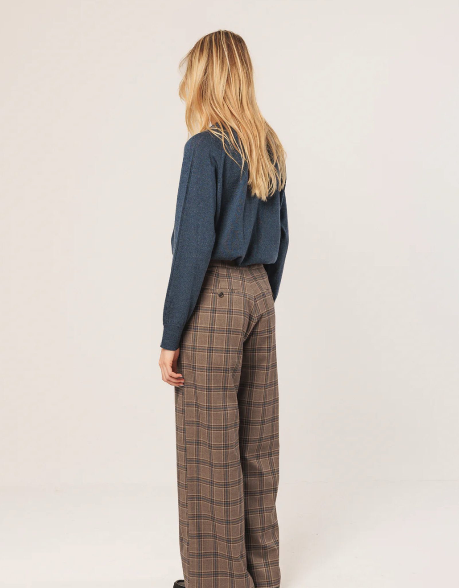 Indi & Cold Indi & Cold - VI25NJ277 PATY  Plaid Pant FW25