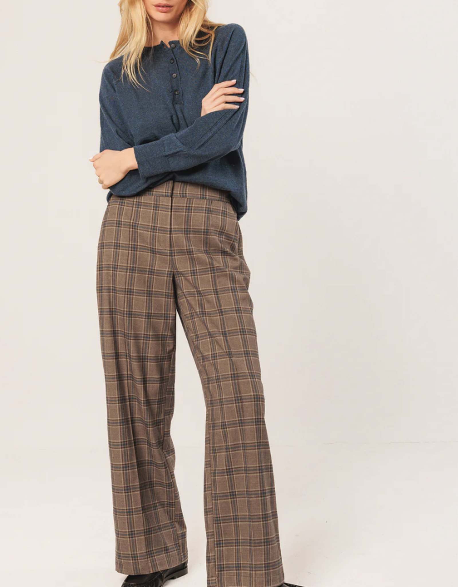 Indi & Cold Indi & Cold - VI25NJ277 PATY  Pantalon à carreaux FW25