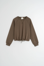 Indi & Cold Indi & Cold - VI25NM360 Adjustable Waist Sweatshirt FW25 Indi & Cold Indi & Cold - VI25NM360 Adjustable Waist Sweatshirt FW25