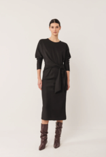 Indi & Cold Indi & Cold - VI25NM362 Knotted Knit Dress FW25 Indi & Cold Indi & Cold - VI25NM362 Knotted Knit Dress FW25