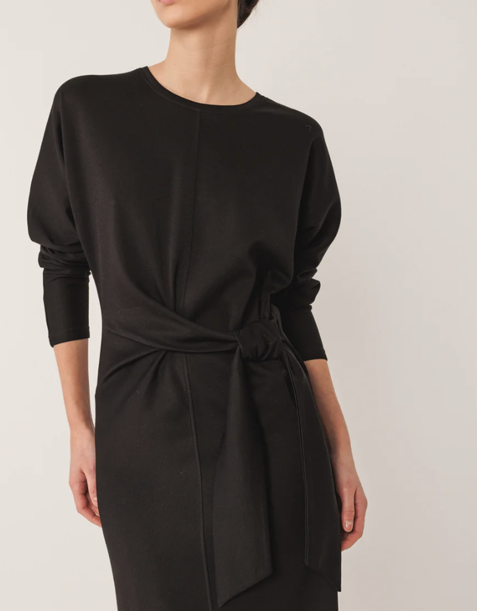 Indi & Cold Indi & Cold - VI25NM362 Knotted Knit Dress FW25