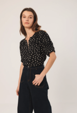 Indi & Cold Indi & Cold - VI25MI186 Lantern Sleeve Blouse FW25 Indi & Cold Indi & Cold - VI25MI186 Lantern Sleeve Blouse FW25