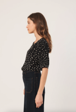 Indi & Cold Indi & Cold - VI25MI186 Lantern Sleeve Blouse FW25 Indi & Cold Indi & Cold - VI25MI186 Lantern Sleeve Blouse FW25