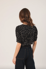 Indi & Cold Indi & Cold - VI25MI186 Lantern Sleeve Blouse FW25 Indi & Cold Indi & Cold - VI25MI186 Lantern Sleeve Blouse FW25