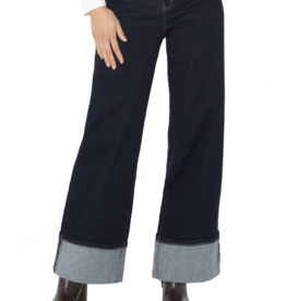 Liverpool Liverpool- LM4365vh Morgan cuffed wide leg FW25