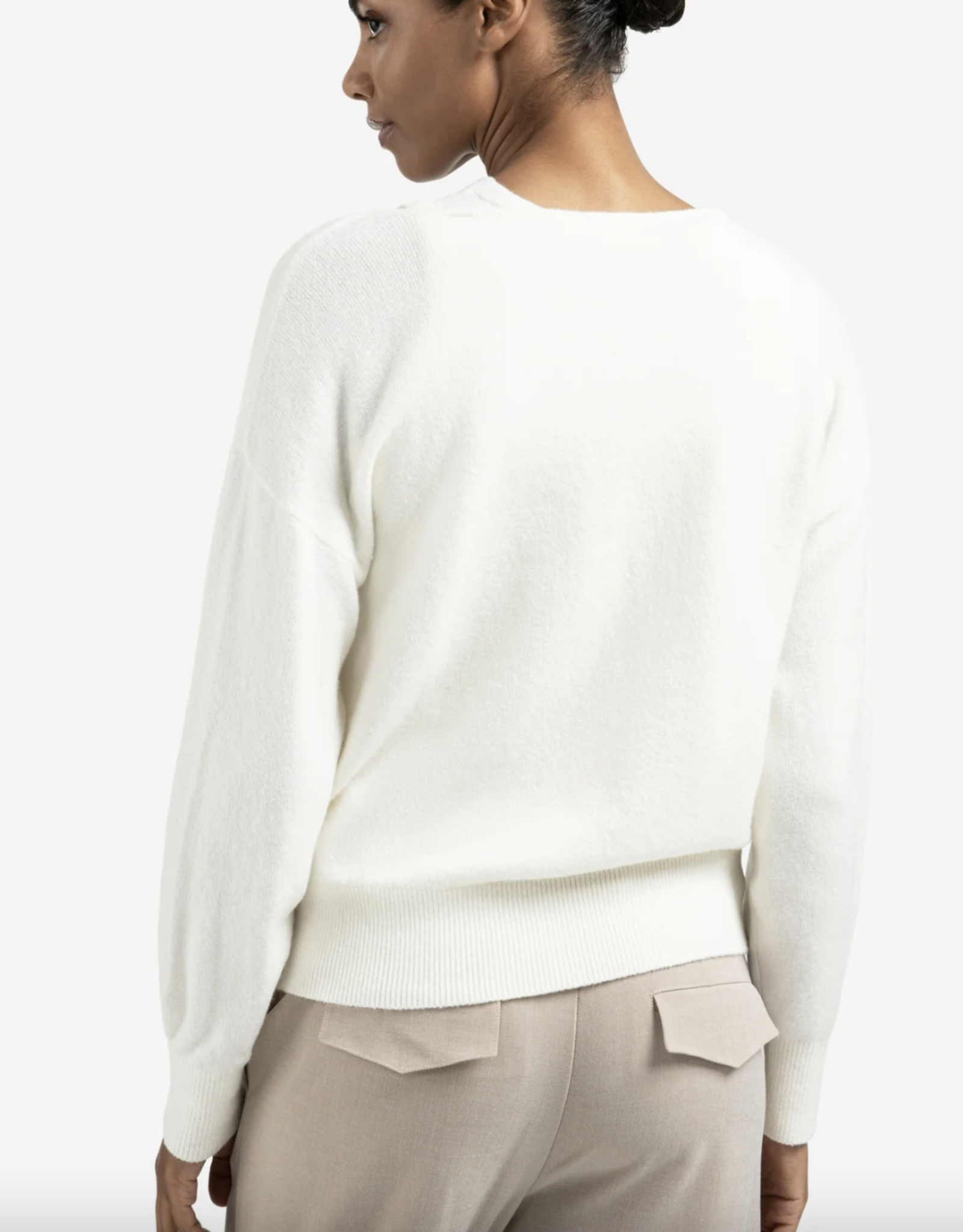 Yaya Yaya - 01000381 Chandail doux en tricot avec haut assorti FW25