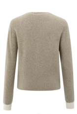 Yaya Yaya - 01010118 Cardigan avec  Détails contrastants FW25 Yaya Yaya - 01010118 Cardigan avec  Détails contrastants FW25