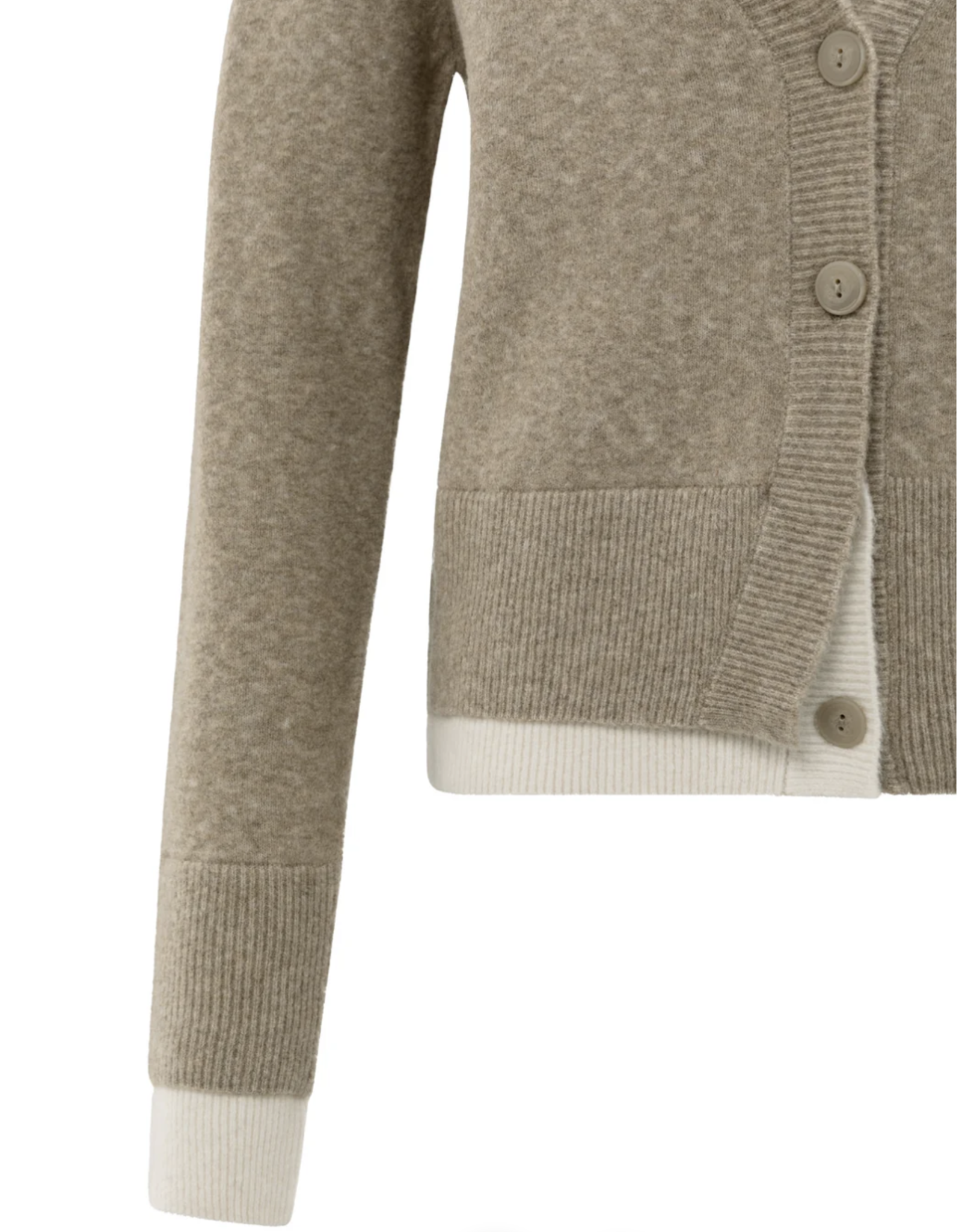 Yaya Yaya - 01010118 Cardigan avec  Détails contrastants FW25