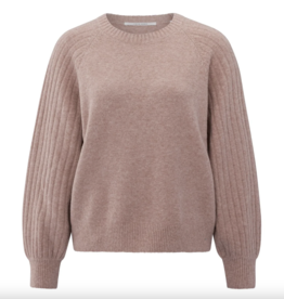 Yaya Yaya - 01000410 Rib Mixed Chandail manches longues FW25