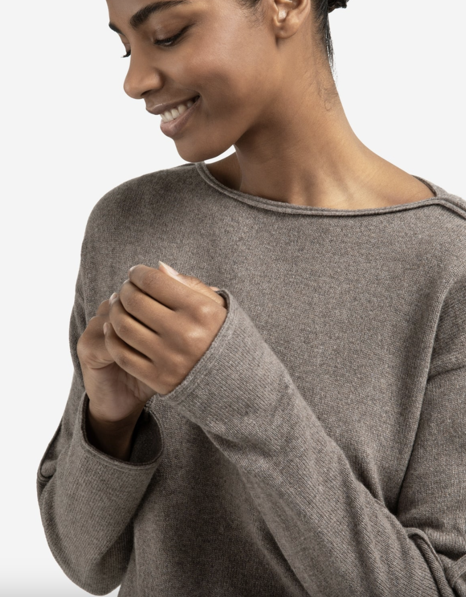 Yaya Yaya - 01000489 Boatneck Sweater FW25