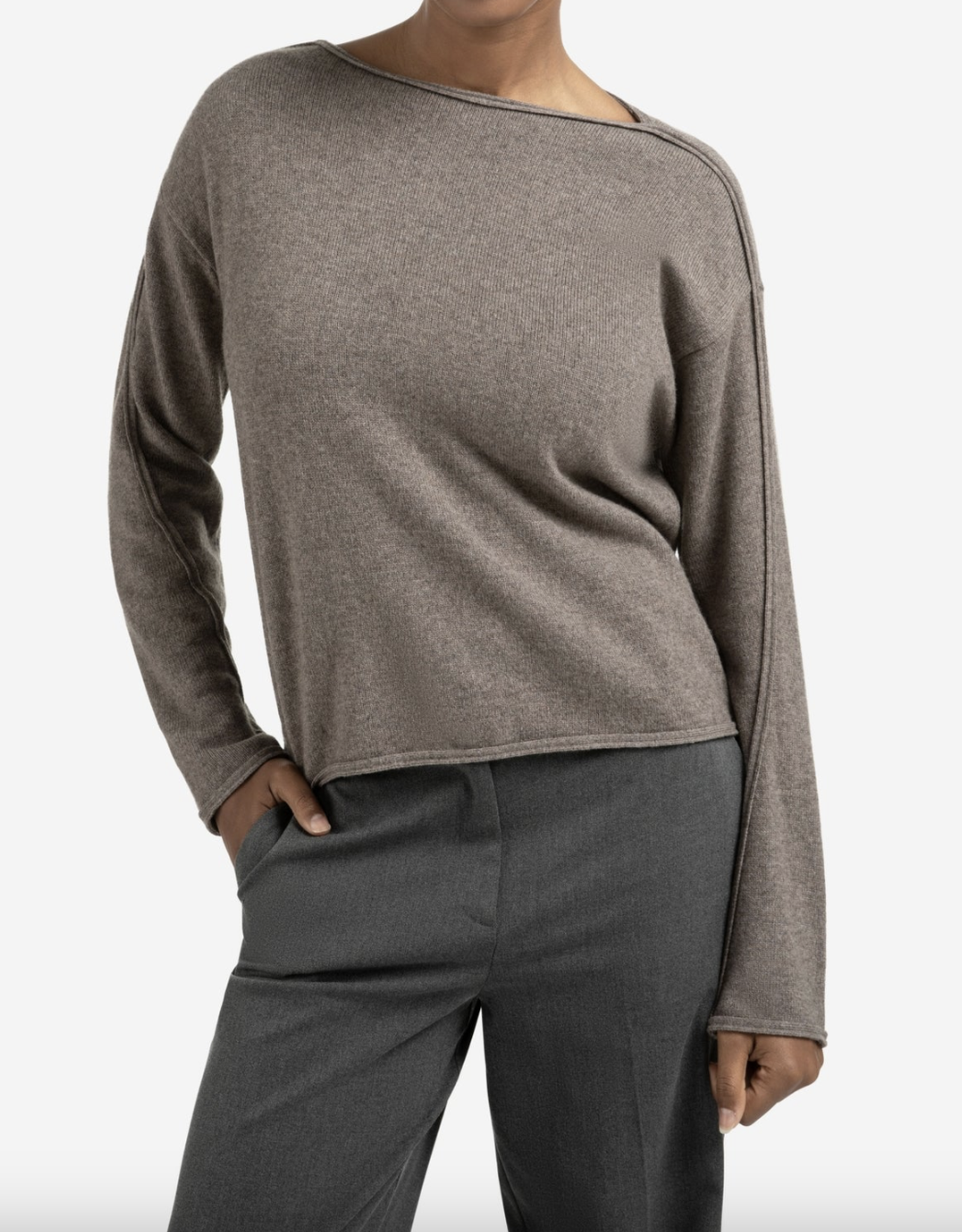 Yaya Yaya - 01000489 Boatneck Sweater FW25