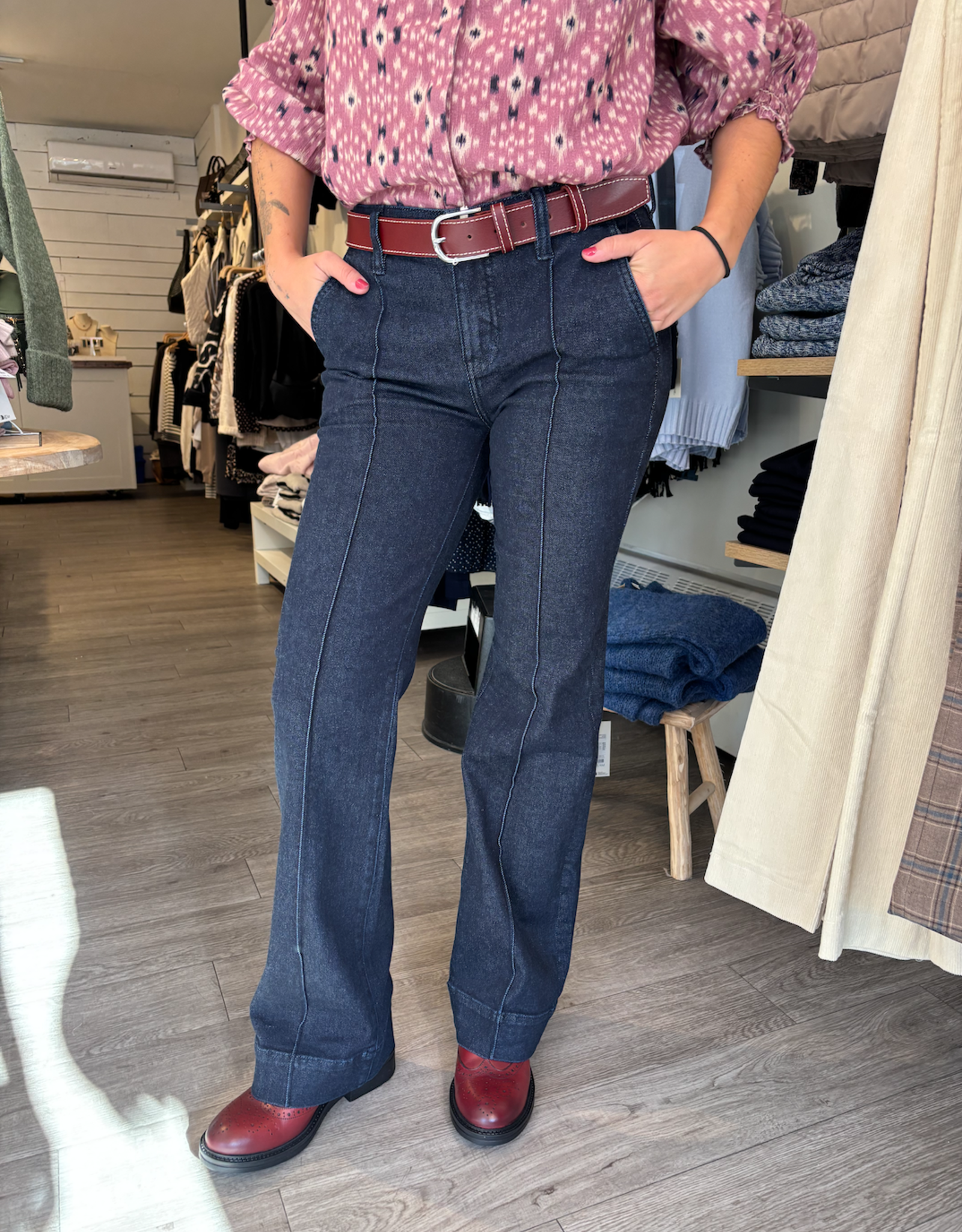 Liverpool Liverpool- LM4373F88 Trouser W/ Pintucks FW25