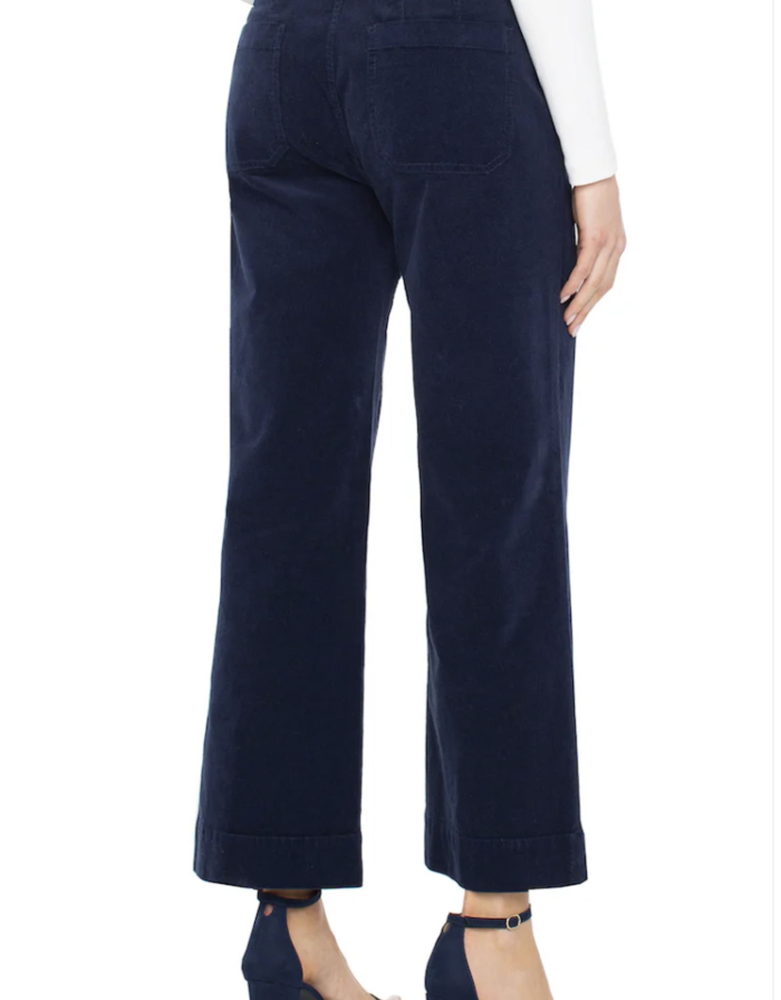 Liverpool Liverpool- LM4657CD7 Crop jambes larges avec poches FW25