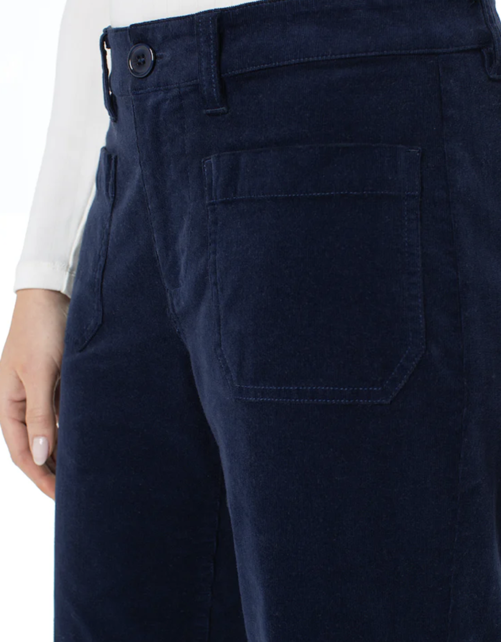 Liverpool Liverpool- LM4657CD7 Crop wide leg patch pocket FW25