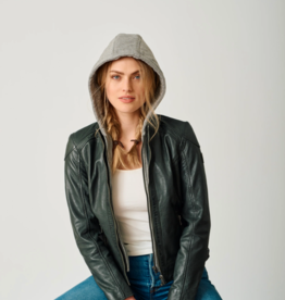 Mauritius Mauritius - Allice Hooded Leather Jacket FW25