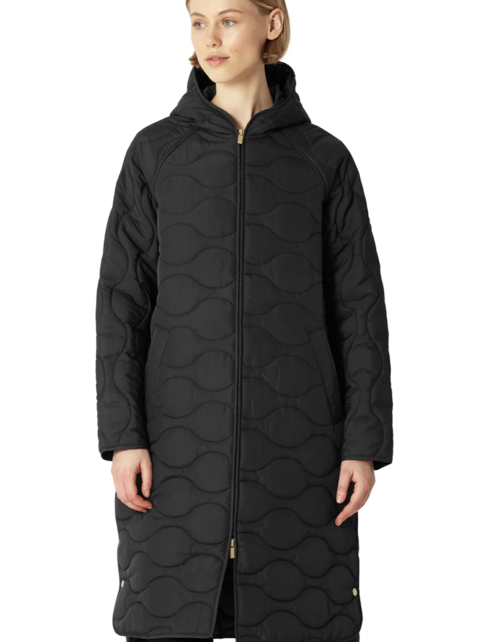 Ilse Jacobsen Ilse Jacobsen - Quilt08 Long Quilted Jacket FW25