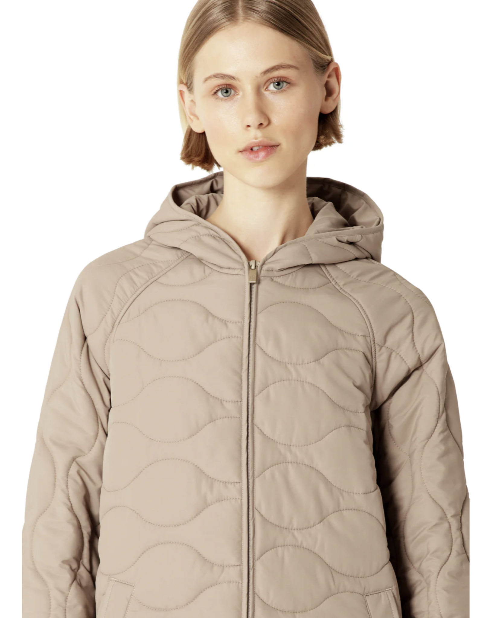 Ilse Jacobsen Ilse Jacobsen - Quilt08 Long Quilted Jacket FW25