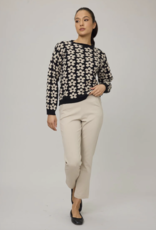 Pistache Pistache- M-090528 Daisies Sweater FW25