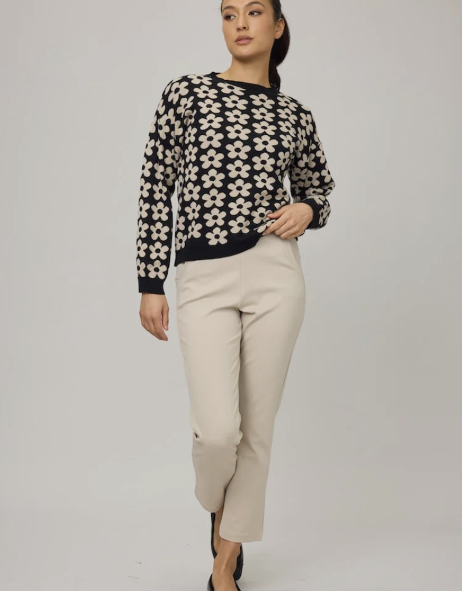 Pistache Pistache- M-90528 Daisies Chandail FW25