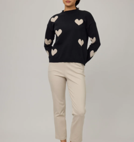 Pistache Pistache - F-24239 Heart Knit chandail