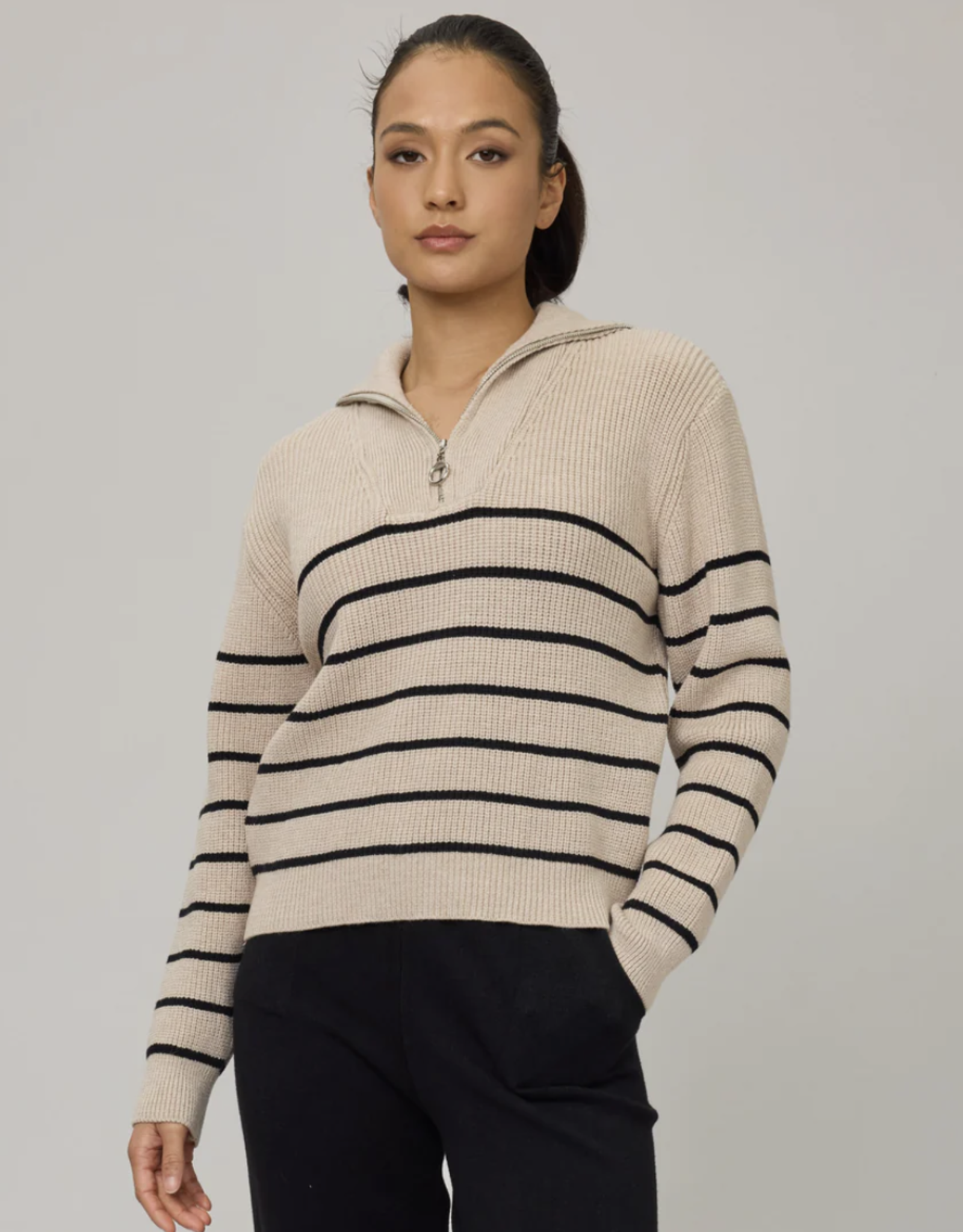 Pistache Pistache - F-24760 Comfort Rib Sweater FW25