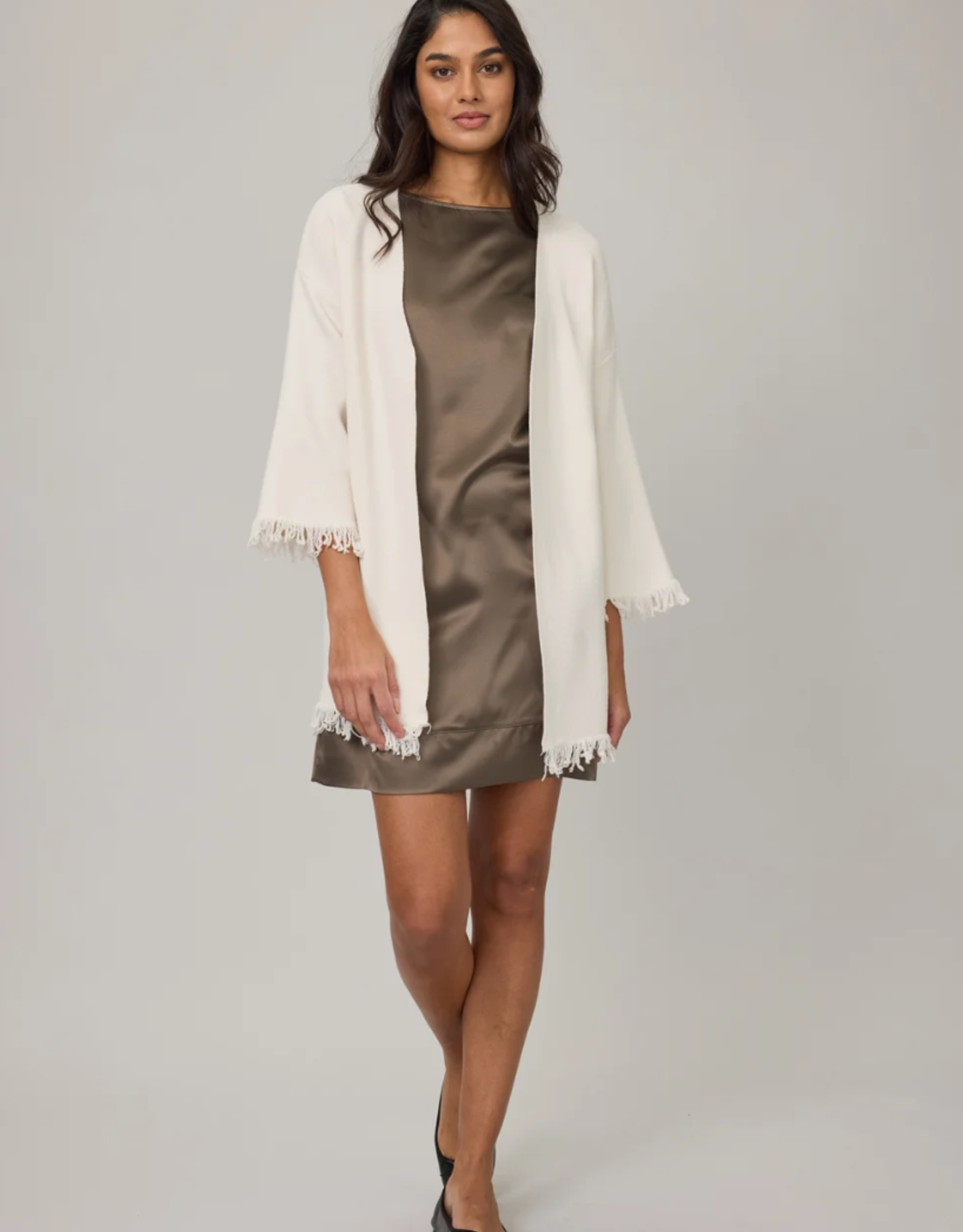 Pistache Pistache - Y-9385 Fringe Cardigan FW25