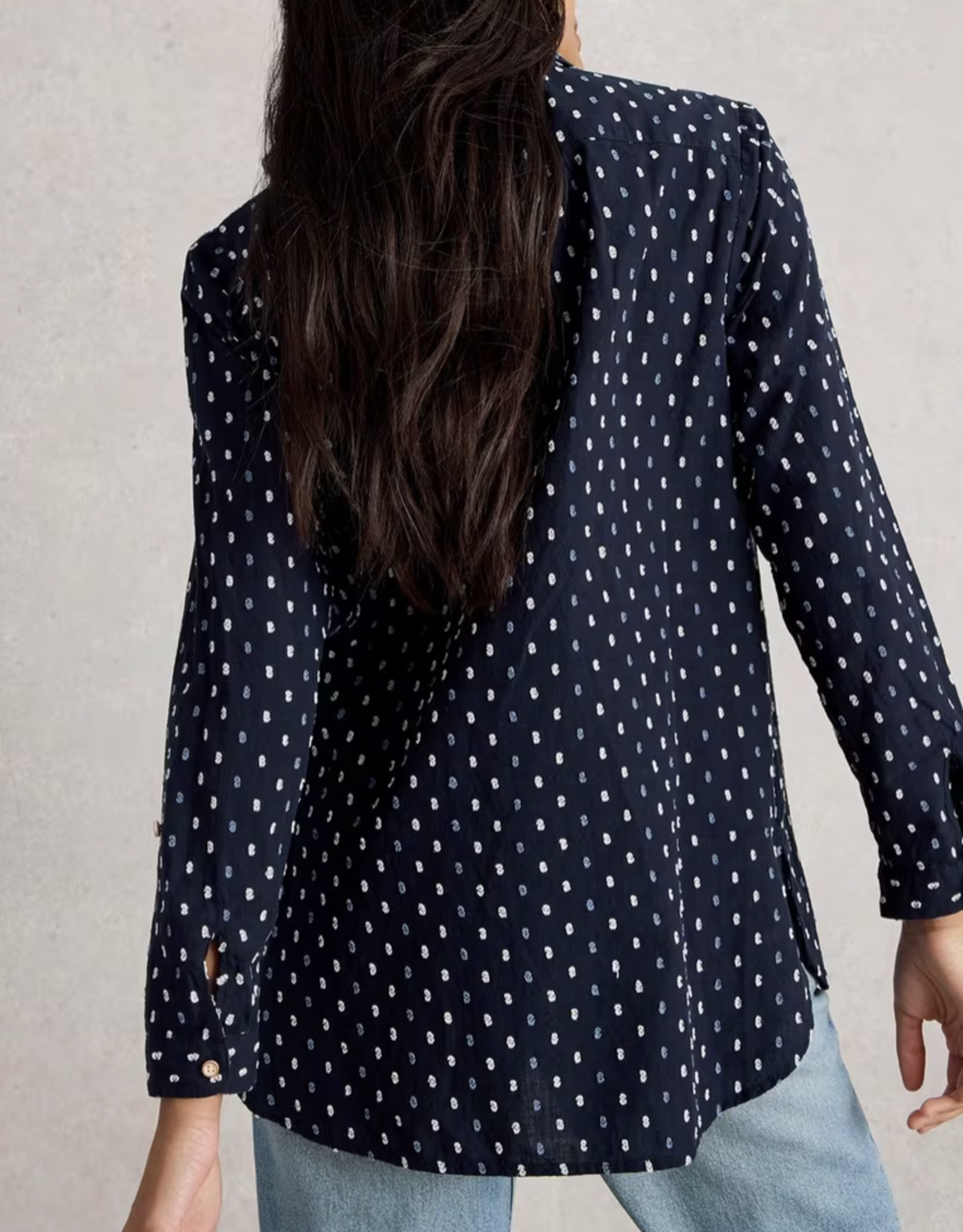 White Stuff White Stuff - 444298 Sophie Longline Shirt FW25