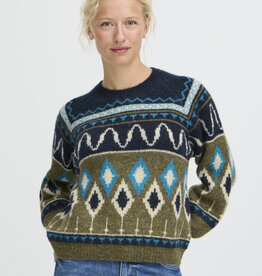 B.young-  Bynafta Jacquard Chandail FW25