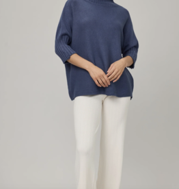 Pistache Pistache - F-23857 Rib Funnel Neck Sweater FW25