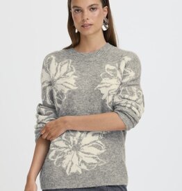b. young B.Young- Byomea  Flower pullover FW25