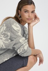 b. young B.Young- Byomea  Flower pullover FW25
