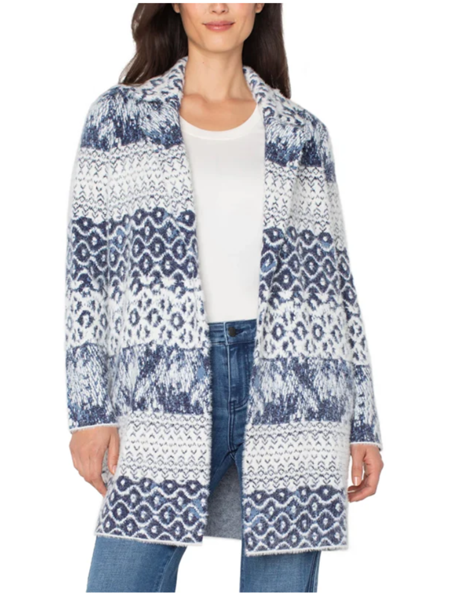 Liverpool Liverpool- LMC002sk46j7 jacquard longue veste FW25