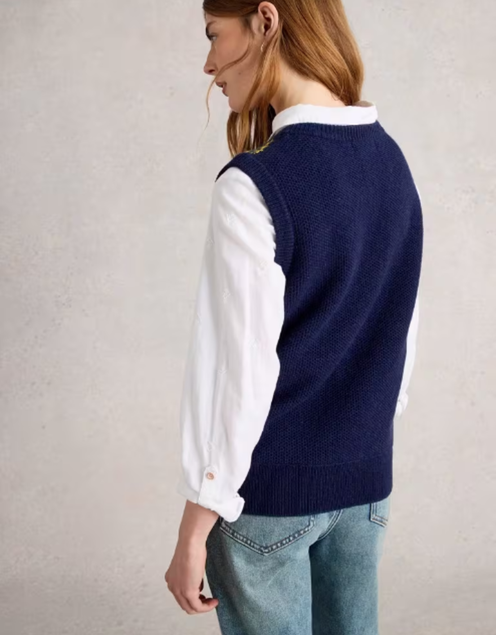 White Stuff White Stuff - 444091 Lottie Fairisle Débardeur FW25
