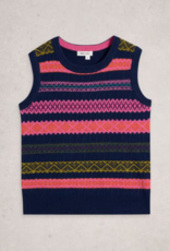White Stuff White Stuff - 444091 Lottie Fairisle Débardeur FW25