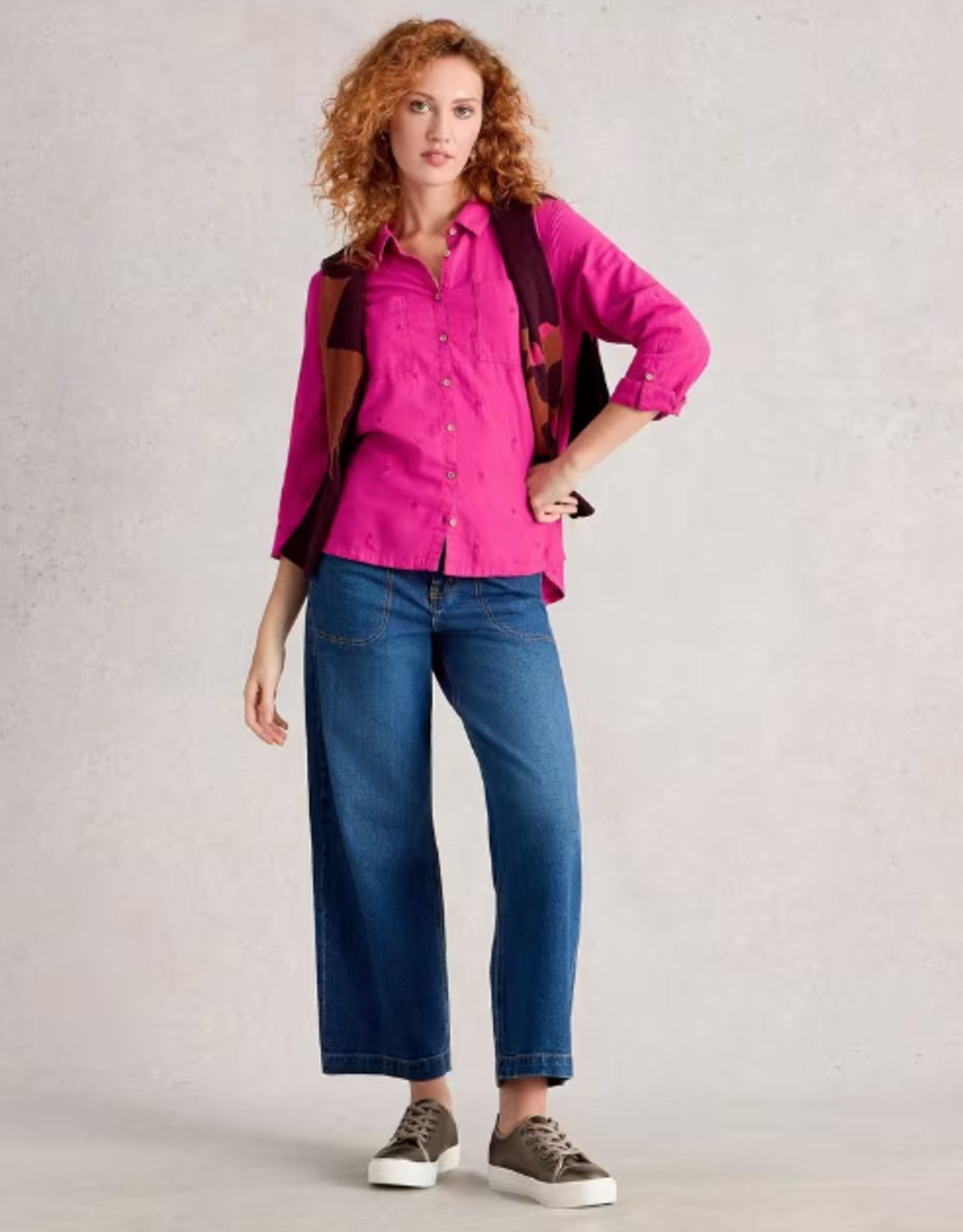 White Stuff White Stuff - 444302 Sophie Organic Cotton Shirt FW25