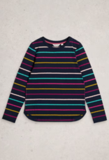 White Stuff White Stuff - 444332 Clara Stripe Long Sleeve Tee FW25