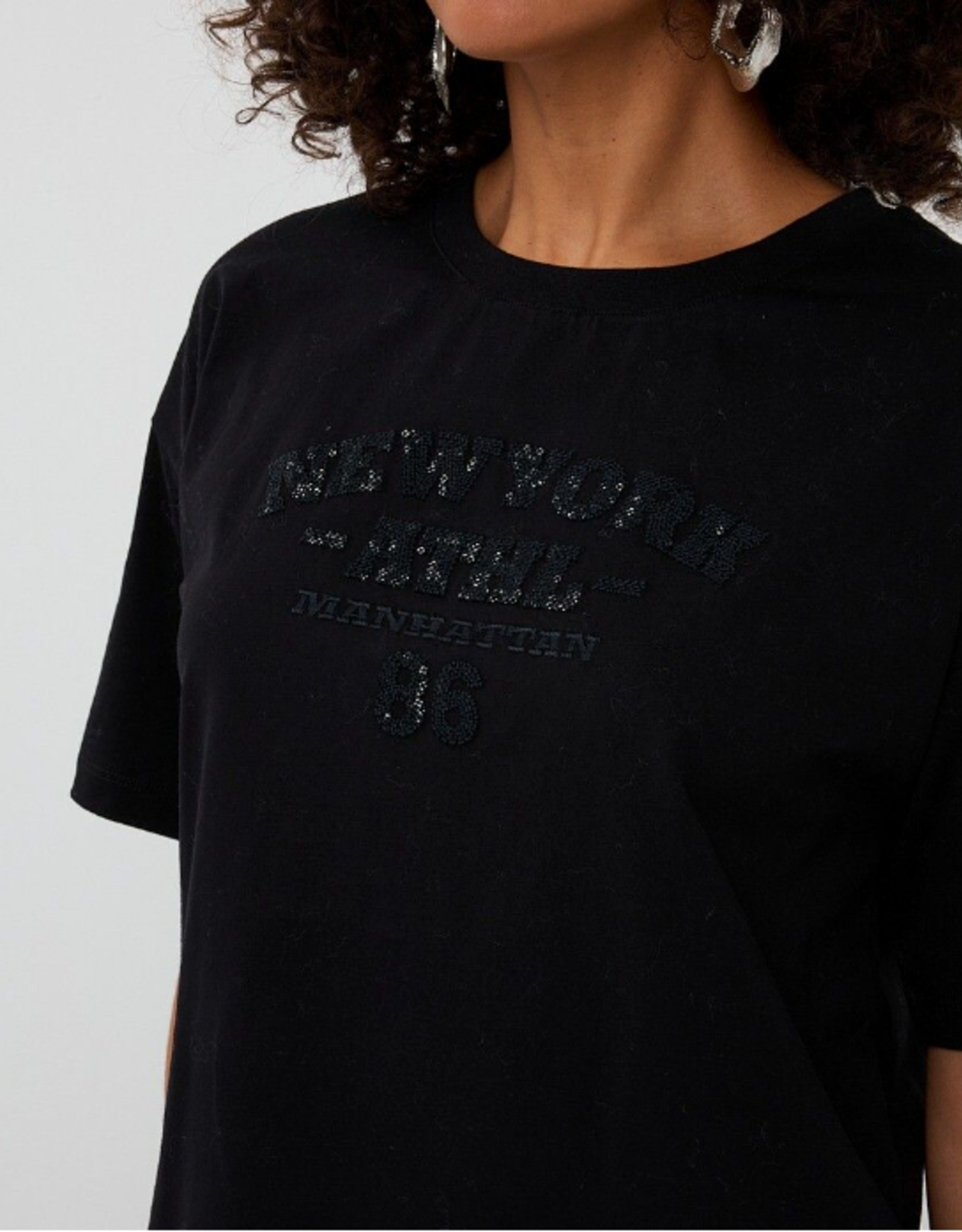 Esqualo Esqualo - F2505526 Embroidered T-Shirt FW25