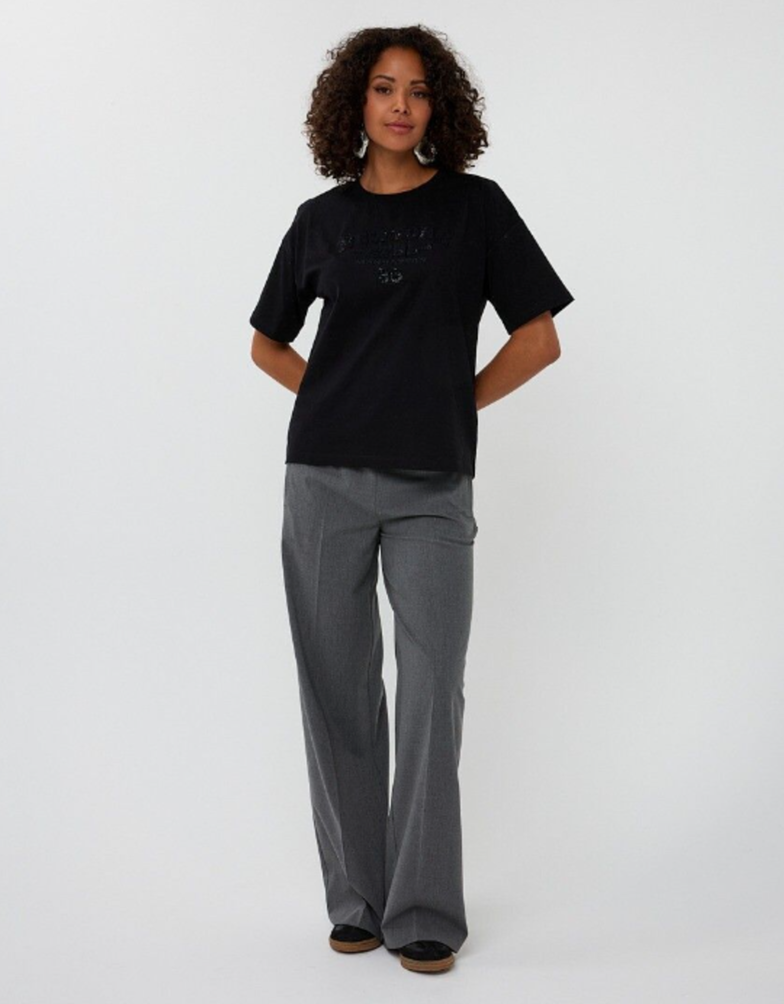 Esqualo Esqualo - F2505526 Embroidered T-Shirt FW25