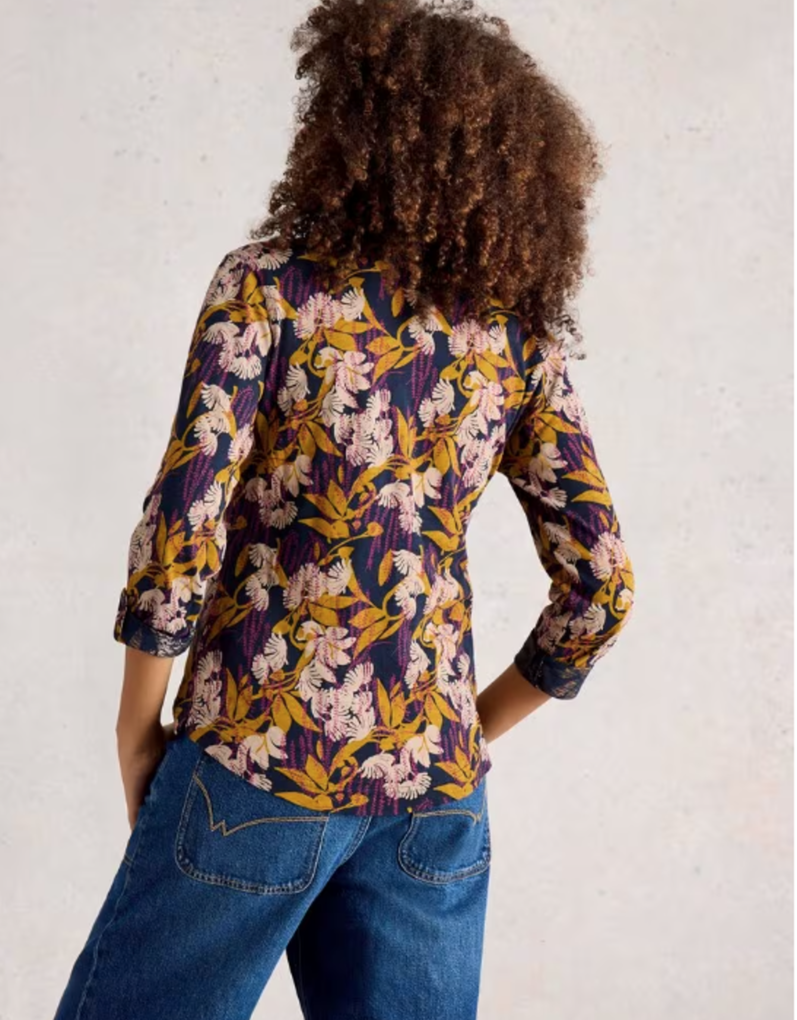 White Stuff White Stuff- 444331 Annie Jersey Shirt FW25