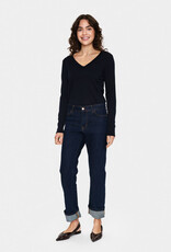 Saint-Tropez Saint Tropez - MilaSZ Long Sleeve V-Neck Chandail FW25