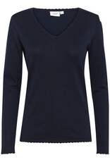 Saint-Tropez Saint Tropez - MilaSZ Long Sleeve V-Neck Chandail FW25