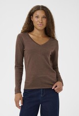 Saint-Tropez Saint Tropez - MilaSZ Long Sleeve V-Neck Chandail FW25